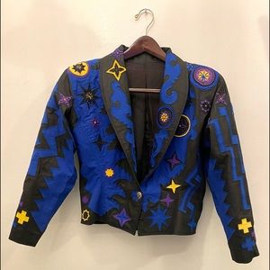 VTG 80s Blazer w/Western Embroidery